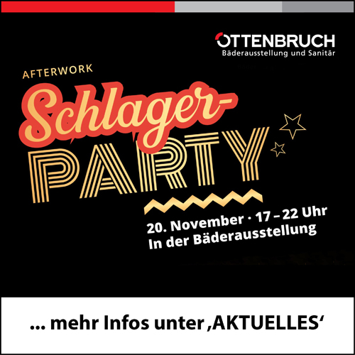 Mehr Infos unter AKTUELLES Schlager-Party am Freitag, 20.11.2026 von 17 bis 22 Uhr in Neuhausen/Fildern, Schurwaldstraße 19. Wer im Schlageroutfit kommt bekommt einen Cocktail-Gutschein. Eintritt frei.